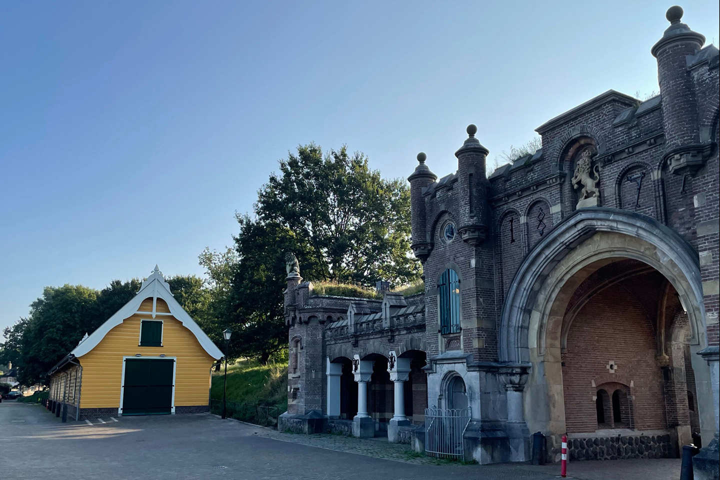Gele loods uitgezoomed