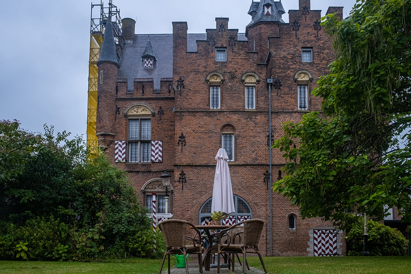 Stadskasteel Zaltbommel met tuin