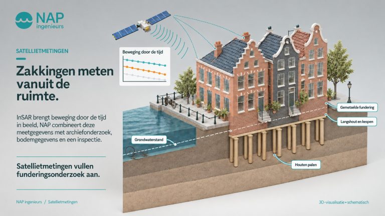 InSAR monitoring: zakkingen meten vanuit de ruimte